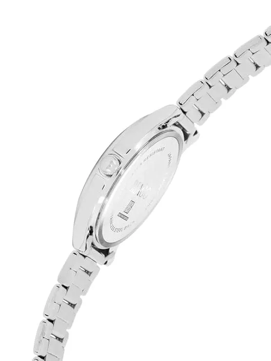 Riago Silver Dial with Silver Strap Watch for Men