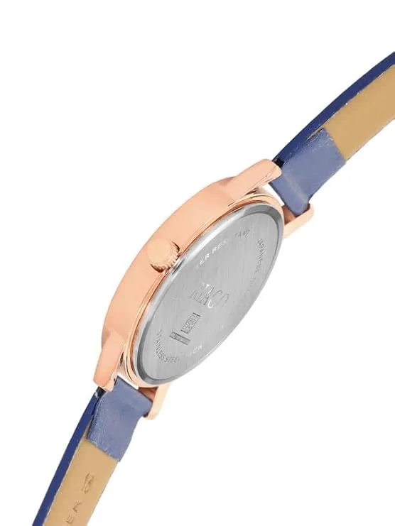 Riago Analogue Blue Strap with Blue Dial Wrist Watches for Women
