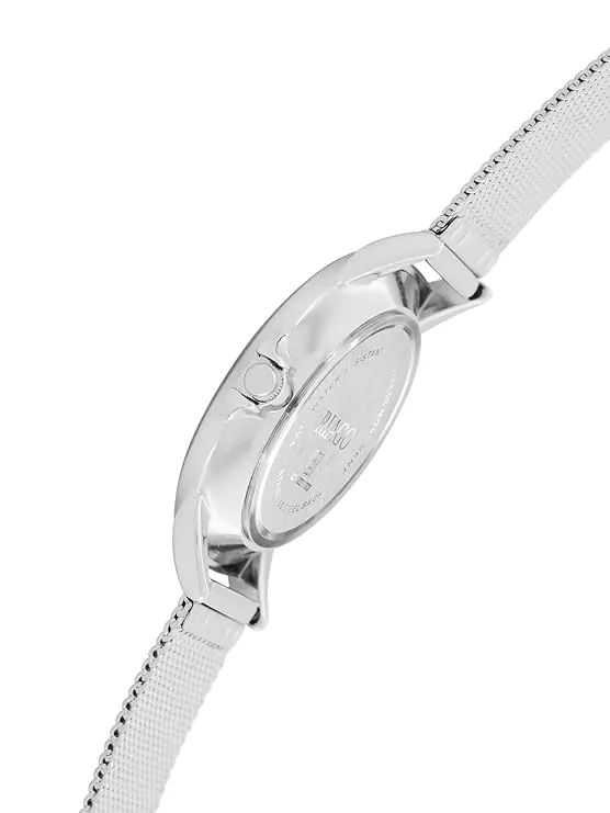 RIAGO Men’s Analog Watch with Blue Sunray Dial | Silver Mesh Strap, PC21 Quartz Movement, Mineral Glass, 30 m Water Resistant – Classic Dress Watch for Men